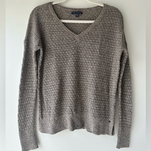 American Eagle Oat Knit Sweater Size S - Picture 1 of 4